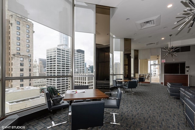 535 N Michigan Ave Unit 2203-2204, Chicago, IL 60611 - common area featuring a view of city