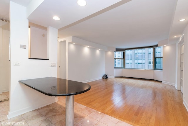 535 N Michigan Ave Unit 2203-2204, Chicago, IL 60611 - unfurnished room with wood finished floors and recessed lighting
