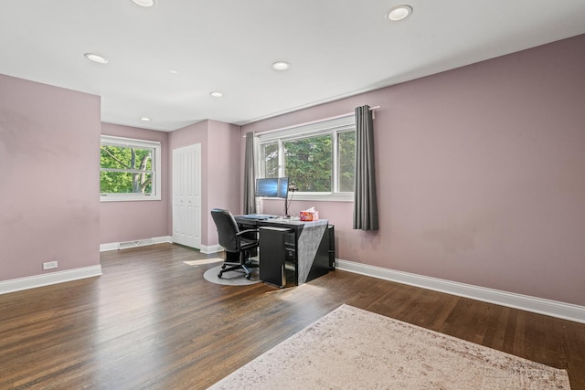 330 N Country Club Dr, Addison, IL 60101 - office space with wood finished floors and recessed lighting