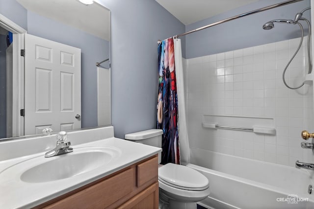 2426 Courtyard Cir Unit 3, Aurora, IL 60506 - full bathroom featuring vanity and shower / bathtub combination with curtain