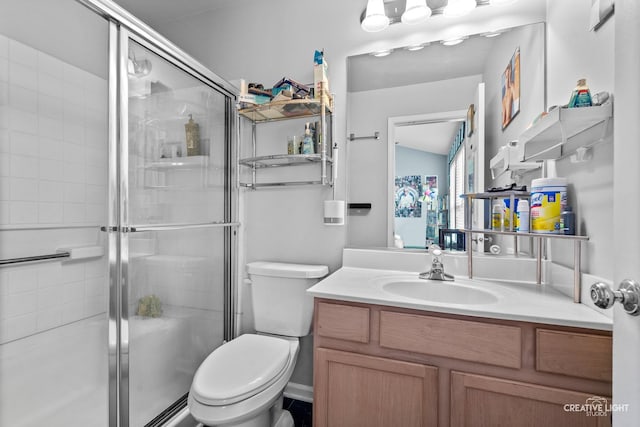 2426 Courtyard Cir Unit 3, Aurora, IL 60506 - bathroom with vanity and a stall shower