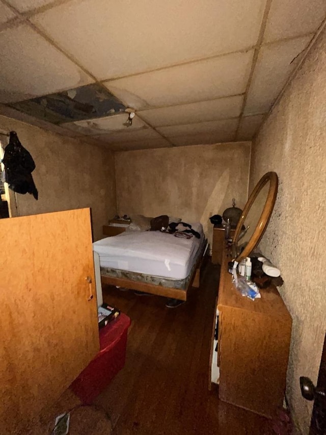 8427 S Peoria St, Chicago, IL 60620 - bedroom with a paneled ceiling and wood finished floors