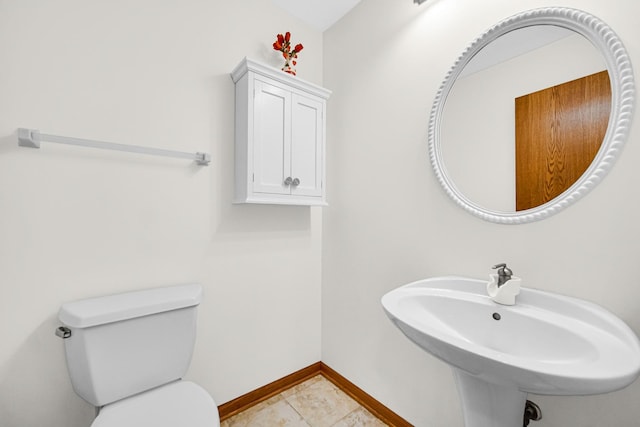 1630 Ainsley Ln, Lombard, IL 60148 - bathroom with toilet and tile patterned floors
