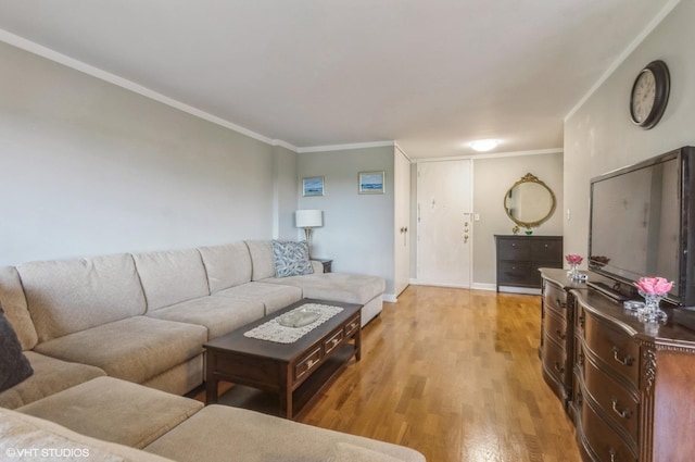 7033 N Kedzie Ave Unit 512, Chicago, IL 60645 - living area with ornamental molding and light wood finished floors