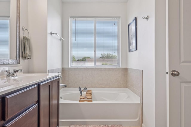 707 Brighton Dr, Pingree Grove, IL 60140 - full bathroom featuring a bath and vanity