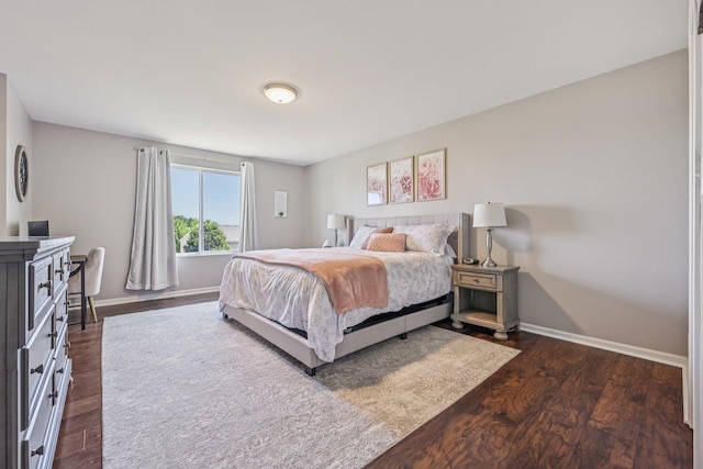 707 Brighton Dr, Pingree Grove, IL 60140 - bedroom featuring dark wood-style floors and baseboards