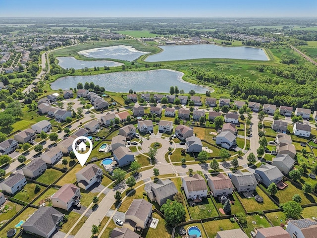 707 Brighton Dr, Pingree Grove, IL 60140 - aerial view of property and surrounding area featuring nearby suburban area
