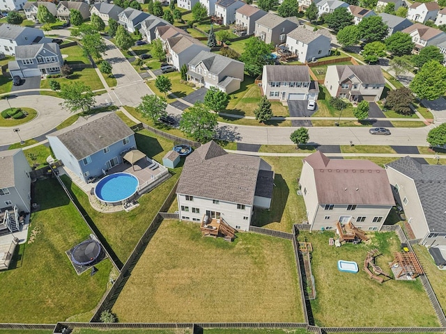 707 Brighton Dr, Pingree Grove, IL 60140 - aerial perspective of suburban area