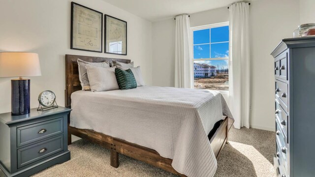 5025 Yates Dr, Mount Pleasant, WI 53403 - bedroom featuring light carpet