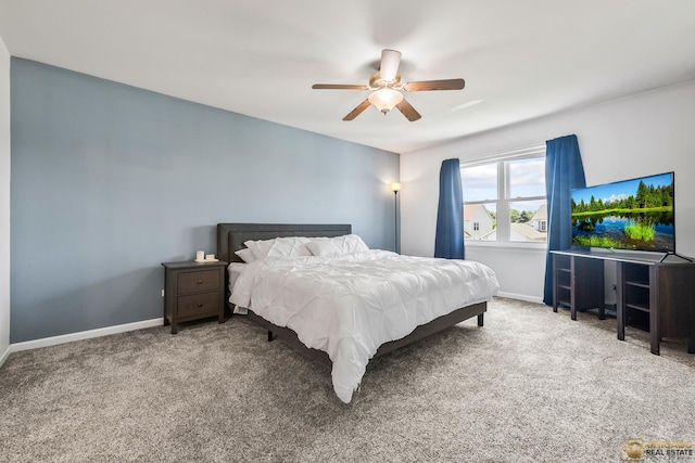 1878 Grassy Knoll Ct, Romeoville, IL 60446 - bedroom with carpet and a ceiling fan