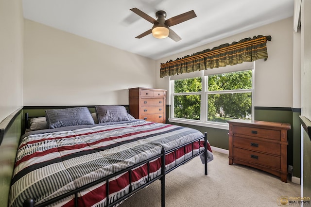 1878 Grassy Knoll Ct, Romeoville, IL 60446 - bedroom featuring light colored carpet and ceiling fan