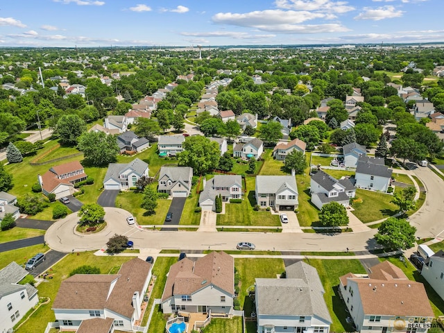 1878 Grassy Knoll Ct, Romeoville, IL 60446 - aerial perspective of suburban area