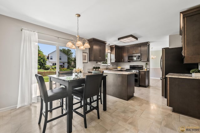 1878 Grassy Knoll Ct, Romeoville, IL 60446 - dining area with a chandelier