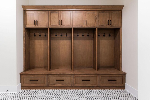 425 Sherman St, Downers Grove, IL 60515 - mudroom featuring baseboards