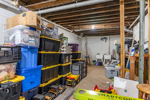 6422 Steward Rd, Rockford, IL 61101 - view of unfinished basement