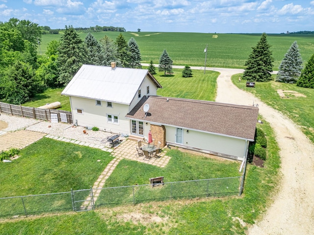 6422 Steward Rd, Rockford, IL 61101 - aerial view of sparsely populated area with farmland