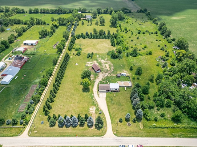 6422 Steward Rd, Rockford, IL 61101 - aerial overview of property's location featuring rural landscape and a pastoral area