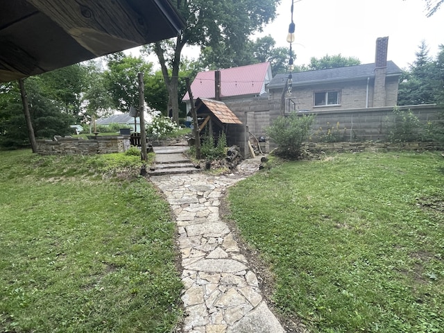 825 Swift Ave, Oglesby, IL 61348 - view of green lawn