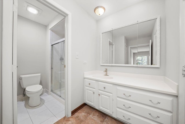 77 Lake Hinsdale Dr Unit 207, Willowbrook, IL 60527 - bathroom featuring vanity and a stall shower