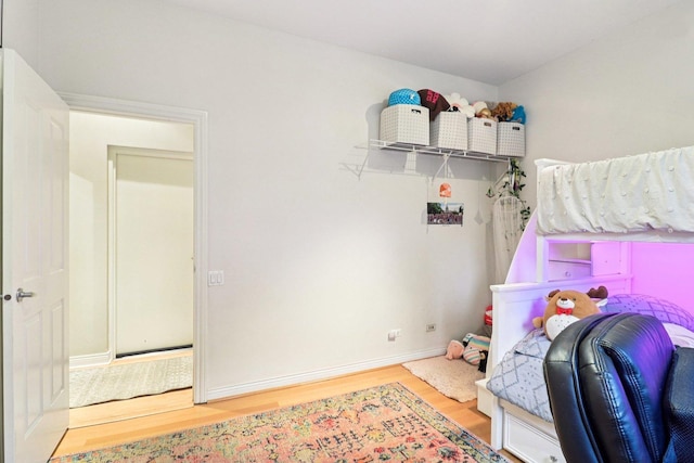 1347 W Washington Blvd Unit 2D, Chicago, IL 60607 - bedroom with wood finished floors and baseboards