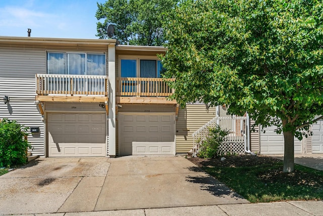 1598 Elder Dr, Aurora, IL 60506 - view of front facade with concrete driveway and an attached garage