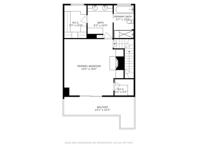 1327 N Sutton Pl, Chicago, IL 60610 - view of room layout
