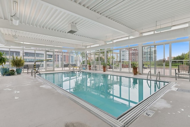 1640 Maple Ave Unit 1202, Evanston, IL 60201 - indoor community pool featuring a patio