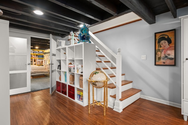 637 Highland Ave, Oak Park, IL 60304 - stairway featuring wood finished floors