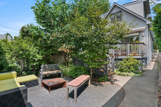 637 Highland Ave, Oak Park, IL 60304 - view of patio with a wooden deck