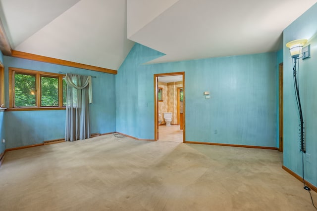 4303 Singleton Close, Rockford, IL 61114 - carpeted spare room featuring lofted ceiling and a baseboard heating unit