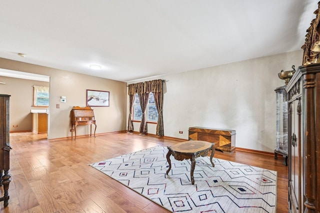 561 Ryegrass Trl, Aurora, IL 60504 - sitting room featuring wood finished floors and baseboards