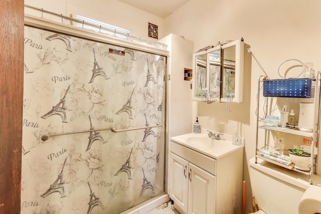 4444 N Spaulding Ave, Chicago, IL 60625 - full bath featuring a stall shower and vanity