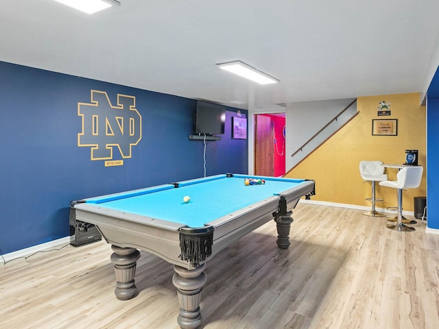 18118 Whitman Ln, Lansing, IL 60438 - recreation room featuring wood finished floors and pool table