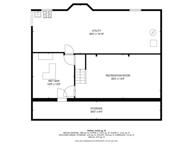 18118 Whitman Ln, Lansing, IL 60438 - view of floor plan / room layout
