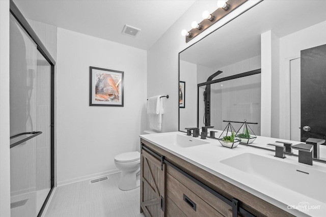 2164 Clementi Ln, Aurora, IL 60503 - full bath with double vanity and a shower stall