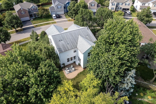 2164 Clementi Ln, Aurora, IL 60503 - aerial perspective of suburban area