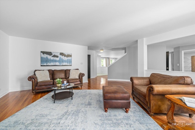 2164 Clementi Ln, Aurora, IL 60503 - living room featuring wood finished floors