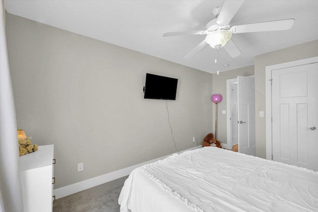 1908 Littlefield Ln, Mahomet, IL 61853 - carpeted bedroom featuring baseboards and a ceiling fan