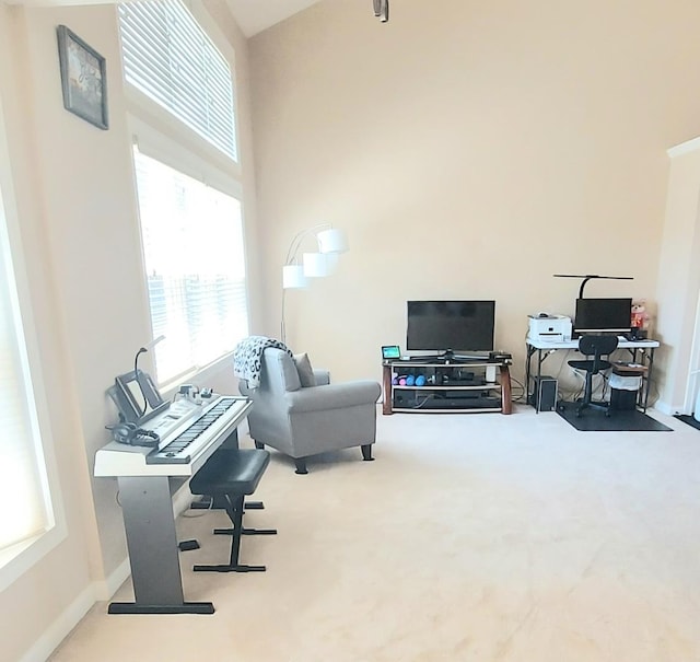 100 Hamlet Cir, Montgomery, IL 60538 - carpeted home office featuring healthy amount of natural light