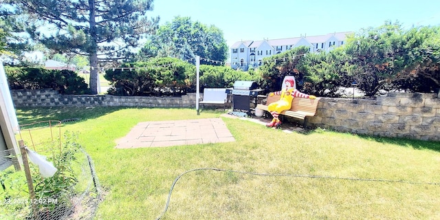 100 Hamlet Cir, Montgomery, IL 60538 - view of grassy yard featuring a patio