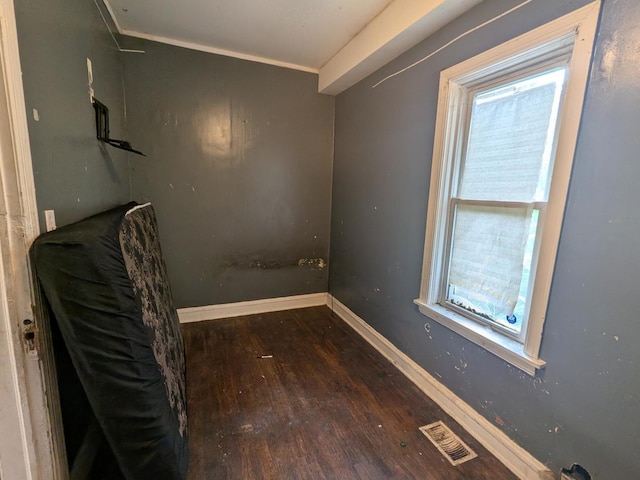 7017 S Hermitage Ave, Chicago, IL 60636 - washroom with hardwood / wood-style flooring, healthy amount of natural light, and crown molding