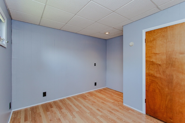 6444 N Oketo Ave, Chicago, IL 60631 - unfurnished room featuring a paneled ceiling and wood finished floors