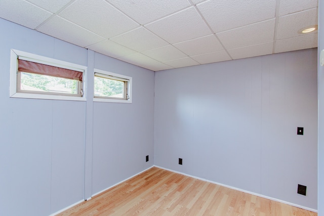 6444 N Oketo Ave, Chicago, IL 60631 - spare room featuring a paneled ceiling and wood finished floors