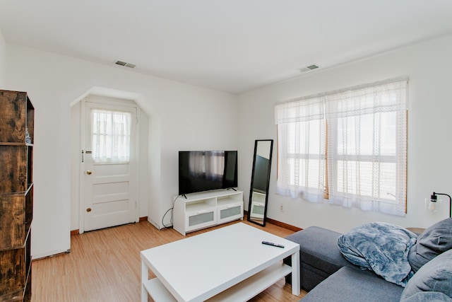 6444 N Oketo Ave, Chicago, IL 60631 - living room with light wood-type flooring and baseboards