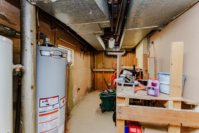 6444 N Oketo Ave, Chicago, IL 60631 - unfinished below grade area featuring water heater