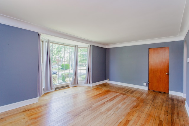 6444 N Oketo Ave, Chicago, IL 60631 - spare room featuring light wood finished floors