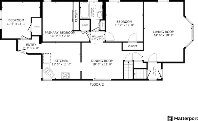 6444 N Oketo Ave, Chicago, IL 60631 - view of room layout