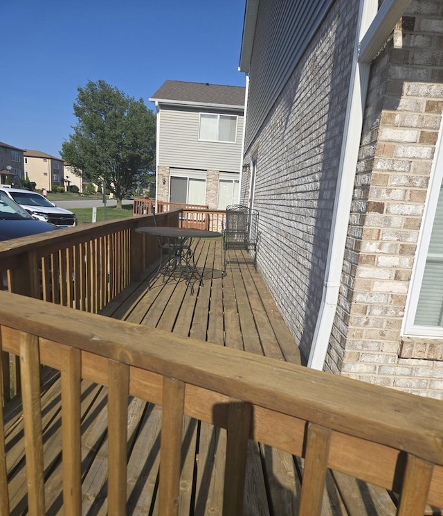 8201 Daniel Dr, Justice, IL 60458 - view of wooden terrace