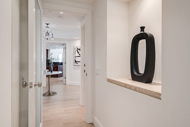 950 N Michigan Ave Unit 4502, Chicago, IL 60611 - corridor featuring light wood-style flooring and baseboards