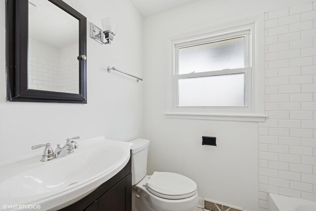 1114 S Mitchell Ave, Arlington Heights, IL 60005 - bathroom featuring vanity and toilet